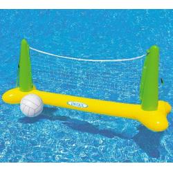 Combo colchoneta INTEX combo animal perrito + gatito + pavo real + red de voley