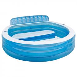 Pileta Inflable INTEX Family Lounge 640 Litros Con Sillon 224 X 216 X 76 cm 2561
