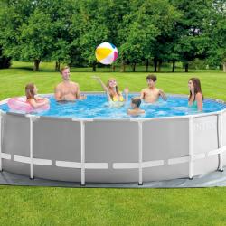 Pileta Estructural INTEX Prism Frame Premium 457 X 122 CM C/Bomba
