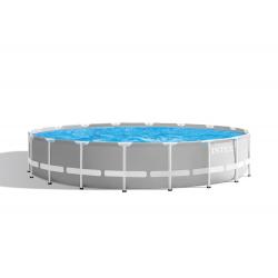 Pileta Estructural Redonda Intex Prism Frame Premium 549 x 122 Cm C/Bomba con Ac