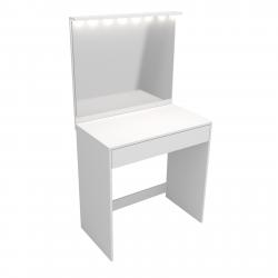 Tocador Maquillador CORSA  con Espejo y Luz Led Blanco