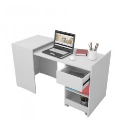 Escritorio Mesa Multifuncion CORSA  Plegable Extensible Multiuso Blanco