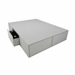 Base De Colchon CORSA Con 6 Cajones 200 Cm Blanco