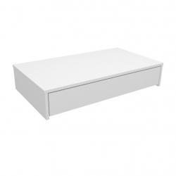 Escritorio CORSA con cajon flotante blanco