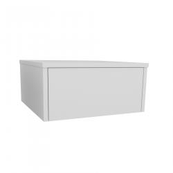 Mesa de luz CORSA 1 Cajon flotante blanco