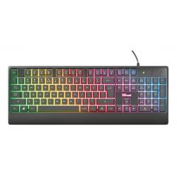 Teclado Gamer Led Trust Ziva Español