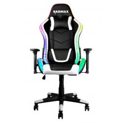 Silla Gamer Raidmax DK-925 Blanca Con Luces RGB