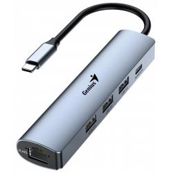 Hub Genius USB-C RJ-45 Ethernet gigabit