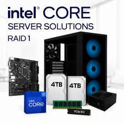 Pc Necxus Server Core i7 12700 16GB DDR5 500GB SSD PCIe + 4TB RAID 1
