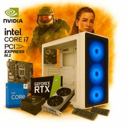 Pc Necxus Gamer Core i7 12700 16GB DDR5 512Gb M.2 PCIe RTX 3050 6GB