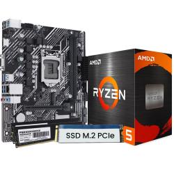 Combo Actualizacion PC: Mother AM4 + RYZEN 7 5700G + 16Gb + SSD 256GB
