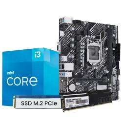 Combo Actualizacion PC: Mother H610M + Core I3 12100 + 8Gb + SSD 256Gb