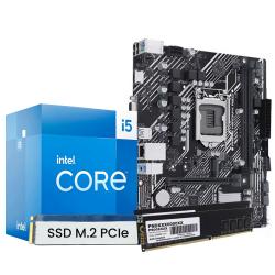 Combo Actualizacion PC: Mother H610M K + Core I3 12100 + 16Gb + SSD 512Gb