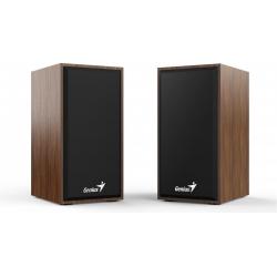 Parlante Stereo Genius Pc Notebook Color Madera USB