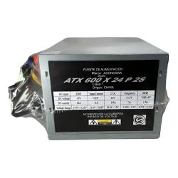 Fuente Aconcawa atx 600W x 24p
