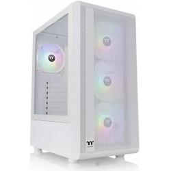 Gabinete thermaltake S200 plus TG ARGB snow white tempered glass
