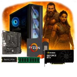 Pc Necxus Gamer Ryzen 7 5700G 16GB 1TB SSD PCIe RTX 3050 6Gb