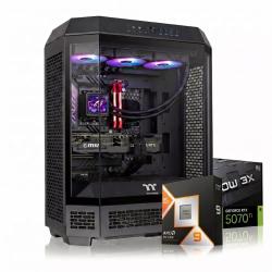 PC Necxus Gamer Elite Ryzen 9 9900X3D 32GB DDR5 2TB NVMe RADEON RX 9070 16Gb