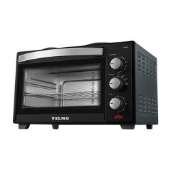 Horno electrico yelmo doble anafe superior 45lts 1600w bandeja y temporizador