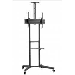 Soporte intelaid tv movil en acero regulable en altura  estante para camara