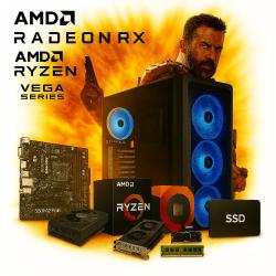 Pc Necxus Gamer Ryzen 5 4500 8GB 256Gb SSD RTX 3050 6GB
