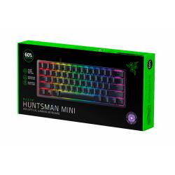 Teclado gamer razer huntsman mini purple-switch clicky espaañol