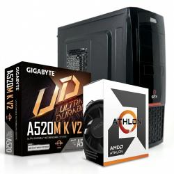 Pc Necxus Gamer Athon 3000G 8GB 512GB SSD PCIe Gabinete KIT