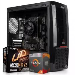 Pc Necxus Gamer Ryzen 3 3200g 8GB 512GB SSD M.2 Gabinete KIT