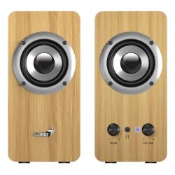 Parlante PC Genius 2.0 10 Watts pine wood