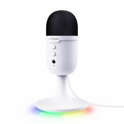 Microfono trust yunix usb white gxt234w