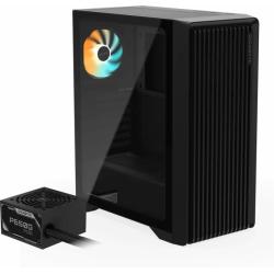 Gabinete gamer gigabyte c103 glass psu bundle (650w 80 gold)