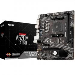 Motherboard MSI A520M-A PRO AMD Socket AM4 DDR4