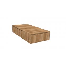 BASE DE COLCHON CON 3 CAJONES 90 CM ANCHO