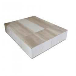BASE DE COLCHON CON 6 CAJONES 200 CM ANCHO