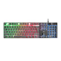 Teclado gamer trust azor gxt 835 / idioma ingles