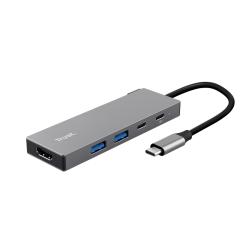 Accesorios trust dalyx 5 en 1 multiport adaptador