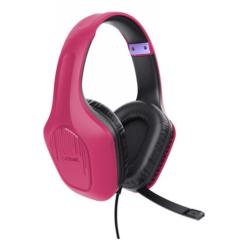 Auricular gamer trust zirox pink gxt415p
