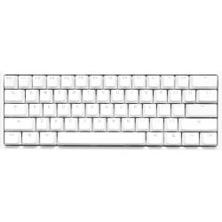 Teclado gamer ducky one 2 mini rgb cherry mx brown double-shot pbt mecanico whit