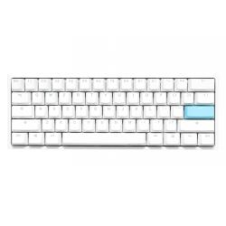 Teclado gamer ducky one 2 mini rgb white kaih box brown swicht double-shot pbt m
