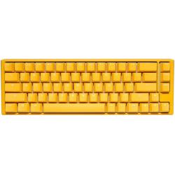 Teclado mecanico ducky one 3 sf yellow pbt double-shot quack mechanical gaming k
