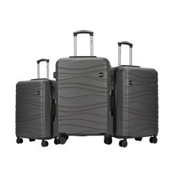 Zom valijas rígidas set x 3 medidas - wavy carbono
